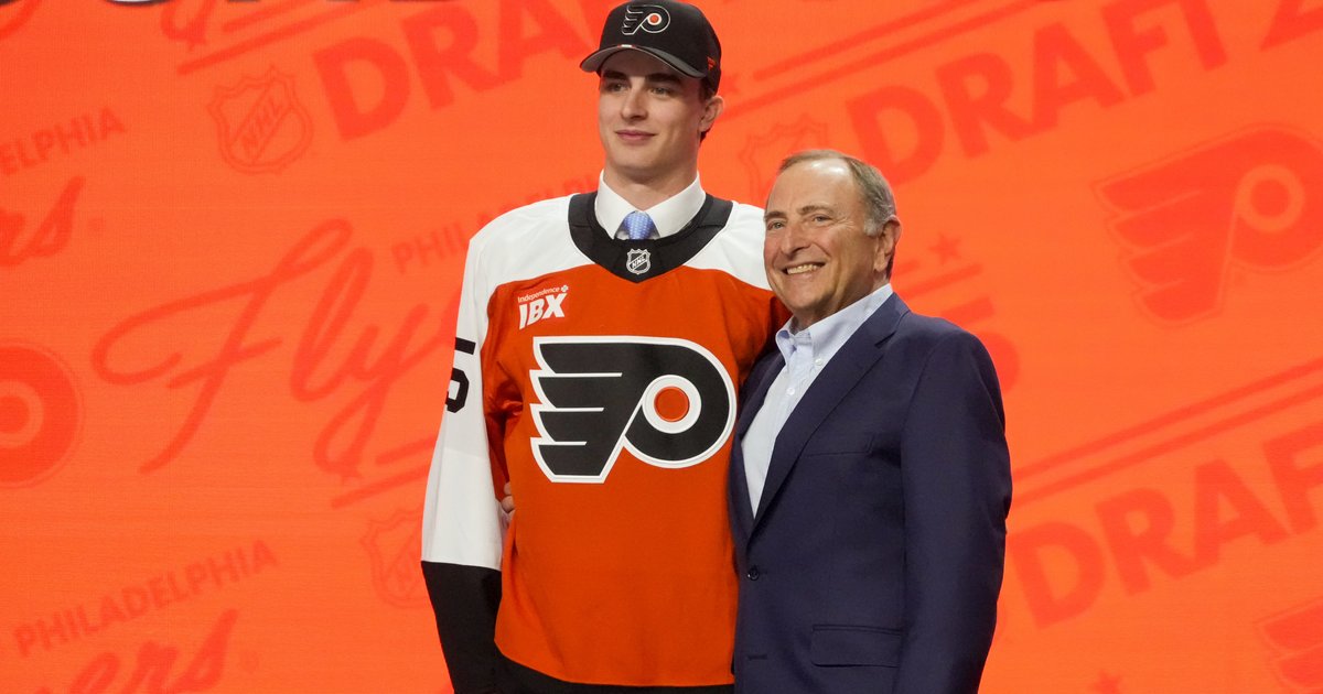 NHL Draft: Flyers take strong winger Porter Martone at sixth overall