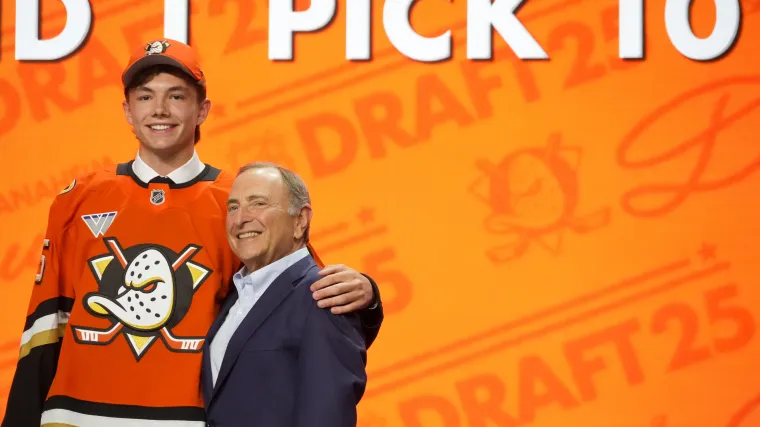 Ducks draft pick Roger McQueen got to meet Lightning McQueen to start NHL career