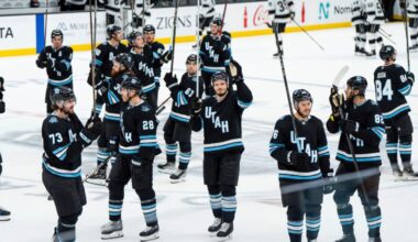 Inaugural home game triumph for Utah Hockey Club