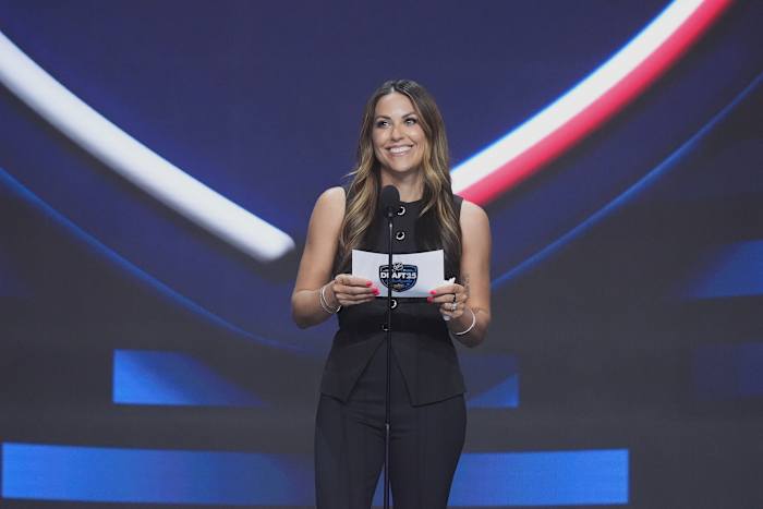 Emotional tribute to `Johnny Hockey' as Meredith Gaudreau announces Blue Jackets' first draft pick