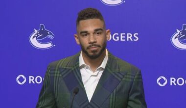 Vancouver Canuck Evander Kane says he is ‘humbled’ and ready to be a leader