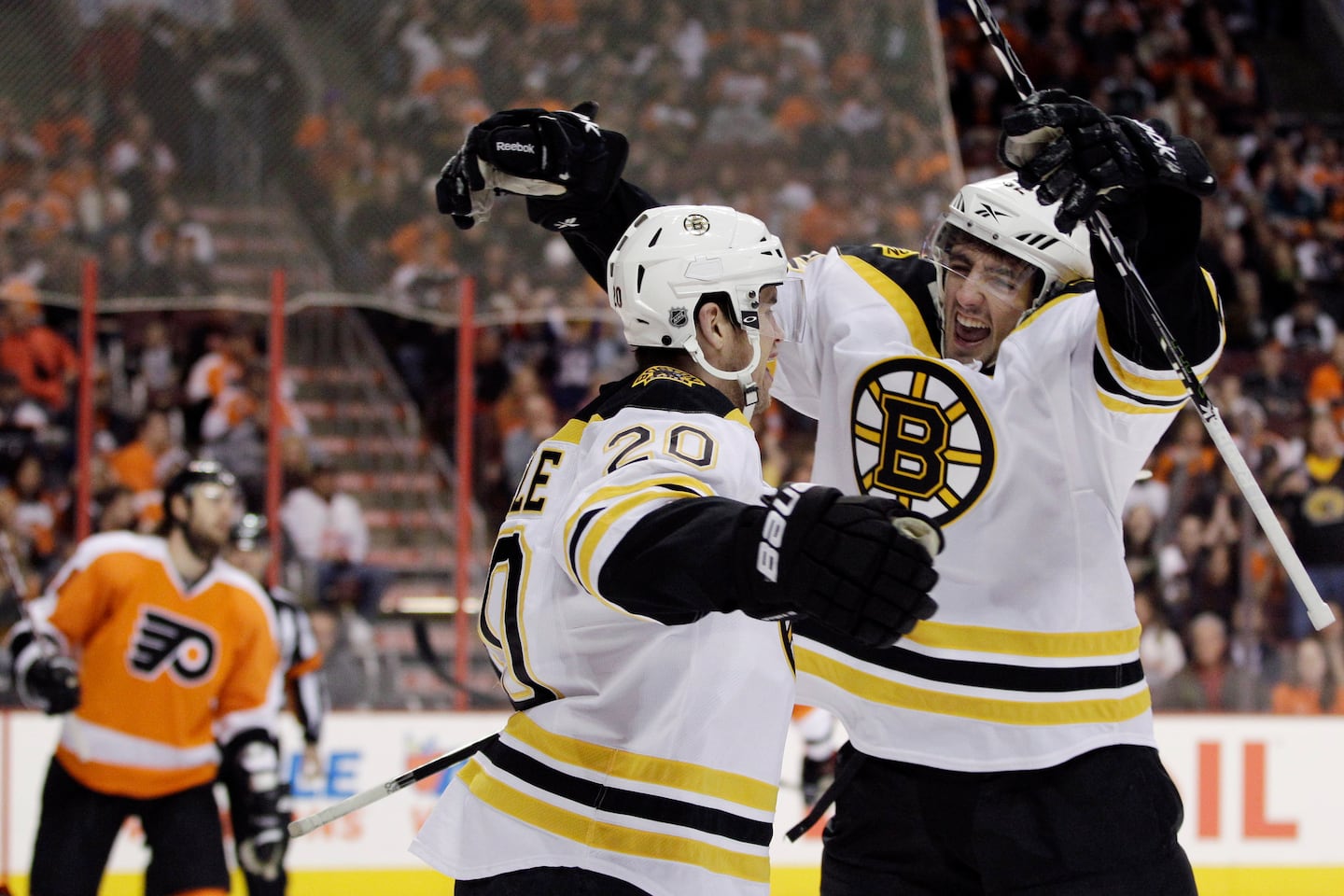 Zach Hamill, right, taken at No. 8 in the 2007 NHL Draft, proved to be a bust.