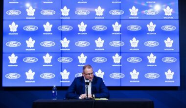 Leafs GM speaks at end-of-season news conference