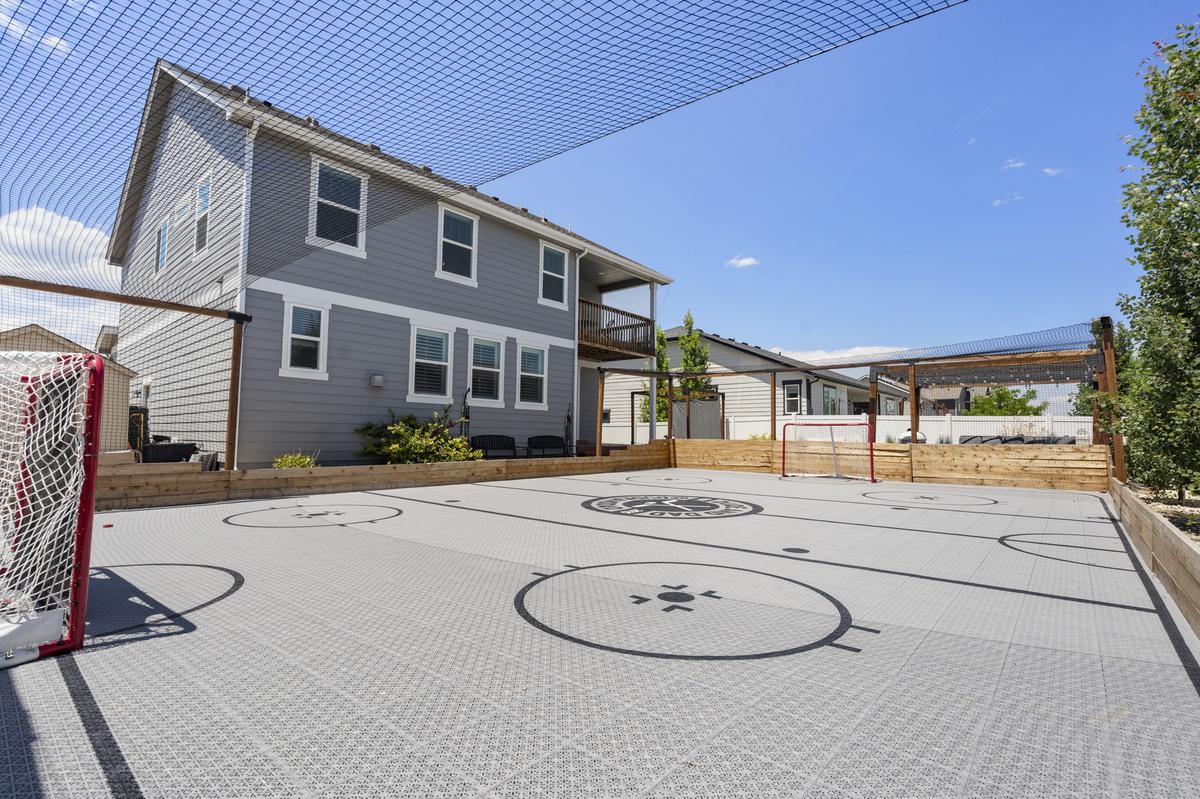 Northern Colorado Home For Sale Features Backyard Hockey Rink