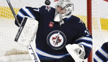 ‘Shocked’: Winnipeg Jets goalie Connor Hellebuyck wins both Hart, Vezina trophies - Winnipeg