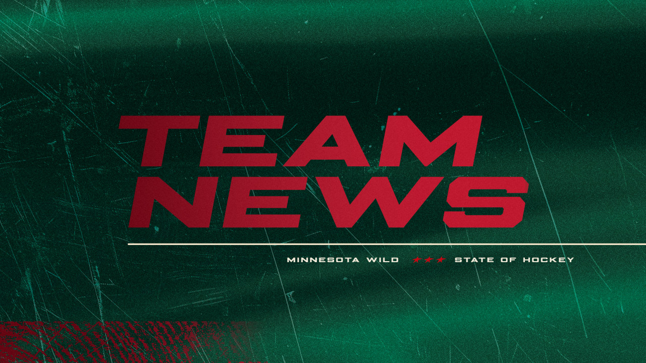 Minnesota Wild Announces Qualifying Offers