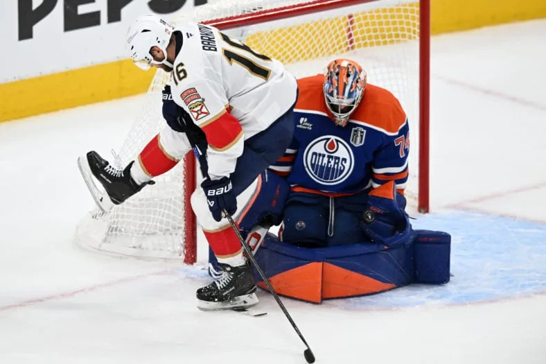 NHL: Stanley Cup Final-Florida Panthers at Edmonton Oilers