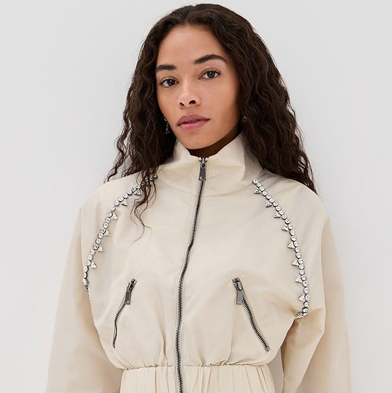 Crystal Trim Track Jacket