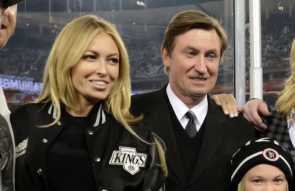 Paulina Gretzky with her dad, hockey Hall of Famer, Wayne GretzkyJayne Kamin-Oncea-Imagn Images
