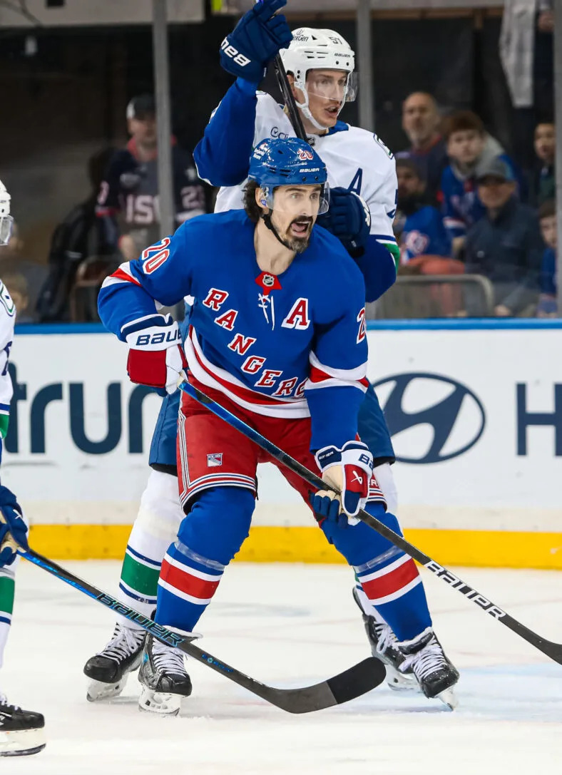 NHL: Vancouver Canucks at New York Rangers
