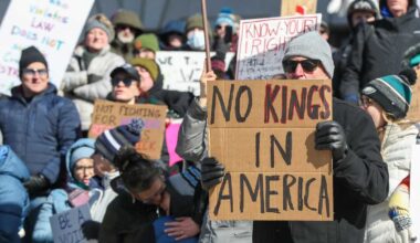 New Orleans, Louisiana 'No Kings Day' protests
