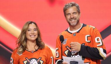 Joshua Jackson Reunites With 'Mighty Ducks' Costar at NHL Draft