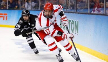 Former NCAA DI hockey players in the 2025 Stanley Cup Final