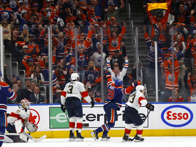 Florida has unusual collapse as Edmonton take lead in Game 1 of NHL playoffs