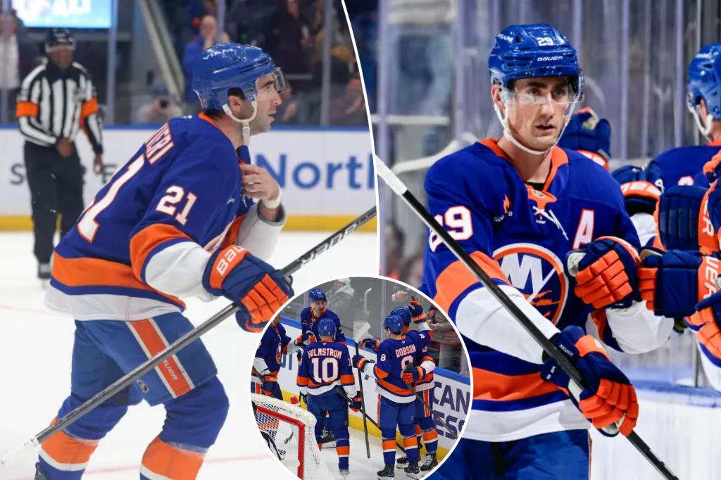 Islanders beat NHL-best Jets in potential swan song for two vets