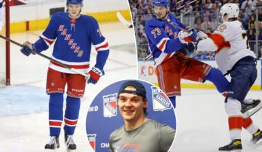 Rangers sign Matt Rempe to new contract before NHL free agency