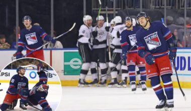 Rangers completely fall apart in ugly loss to Kings