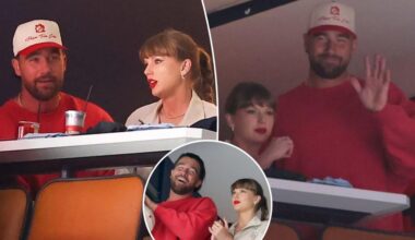 Taylor Swift, Travis Kelce take in Stanley Cup Game 4