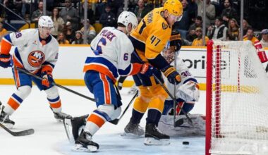 Islanders blow late lead, lose overtime crusher to Predators