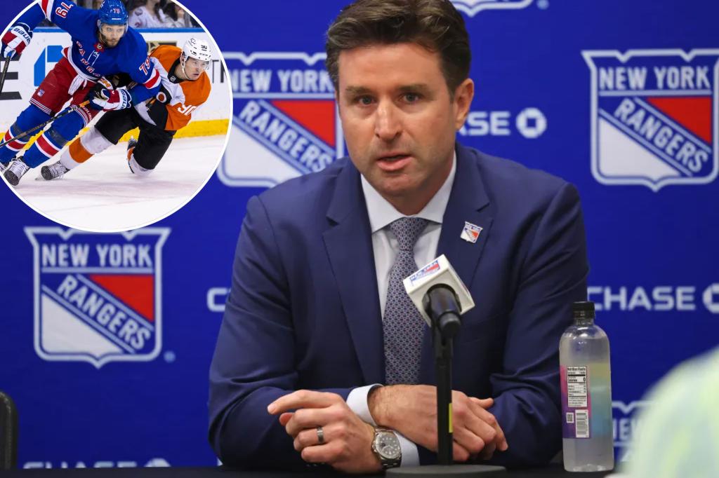 Rangers stand pat in quiet first night at NHL draft