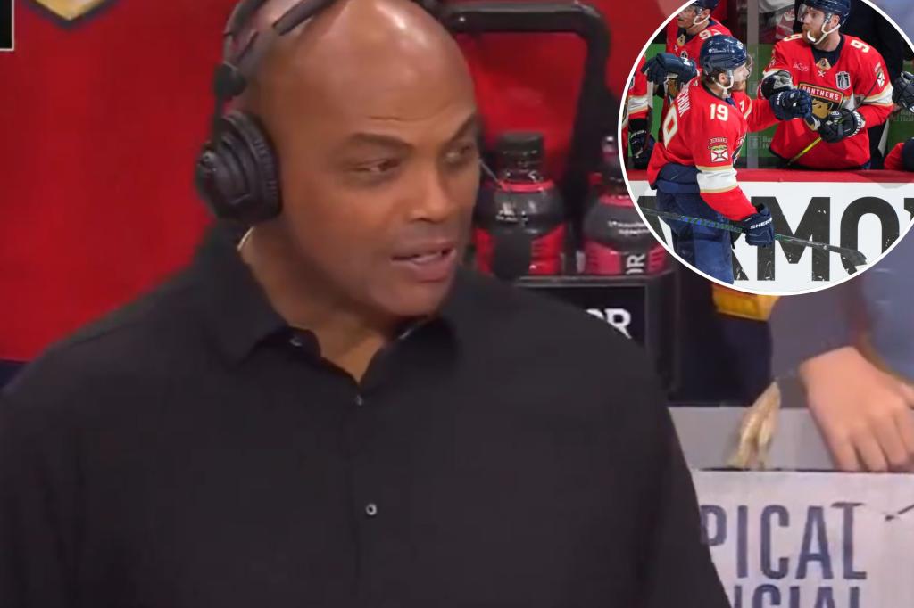 Charles Barkley cameos on Stanley Cup pregame broadcast