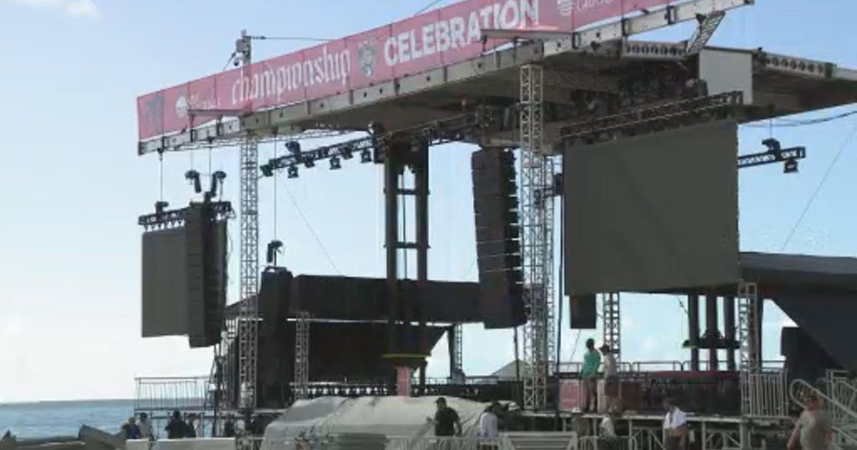 Local businesses, fans make final preparations for Florida Panthers' championship parade and celebration