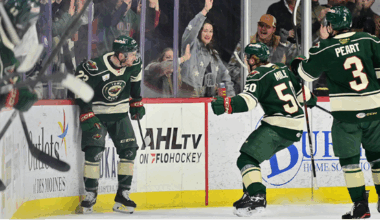 JONES SCORES TWICE, MADDEN NETS FIRST WITH WILD IN 4-2 IOWA WIN