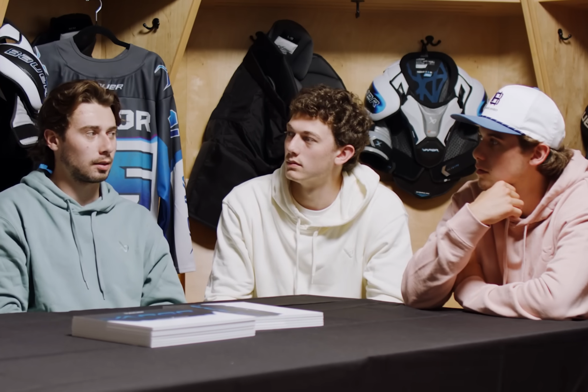 Quinn Hughes on ‘wet’ Rogers Arena, baby powder, and most memorable goals