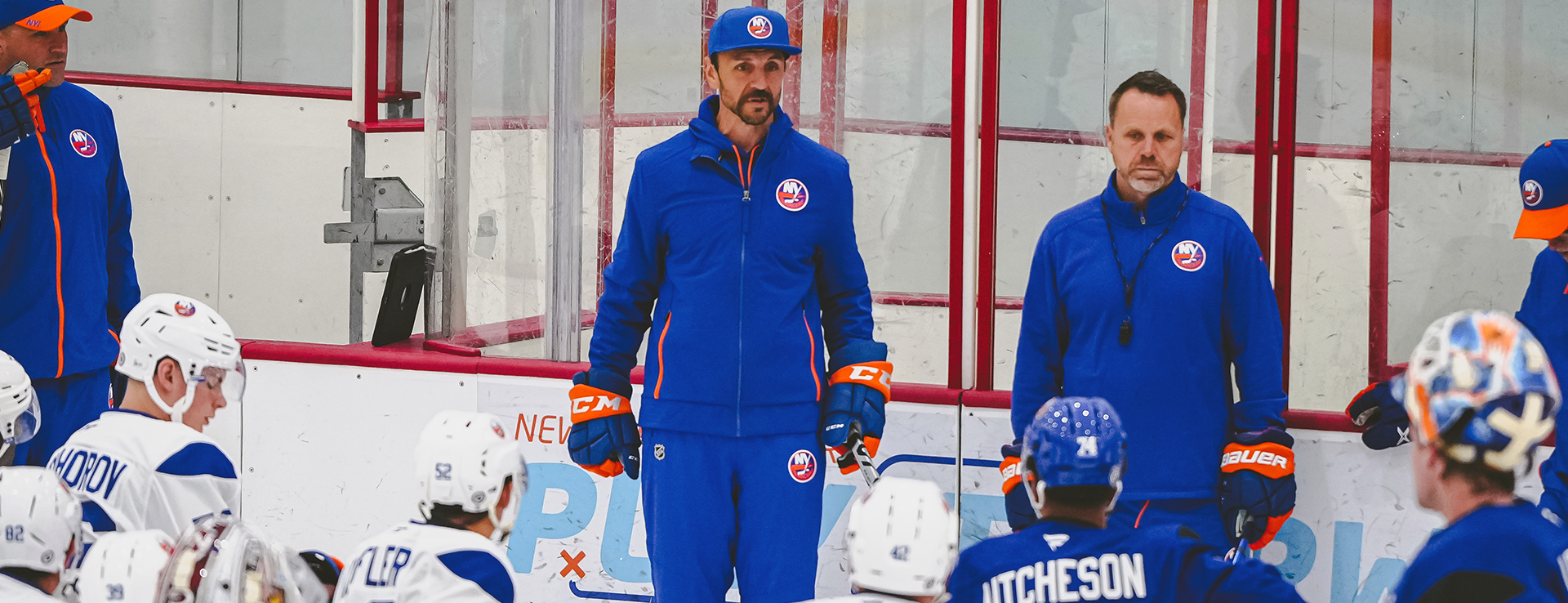 Thompson Takes Charge at Isles Development Camp