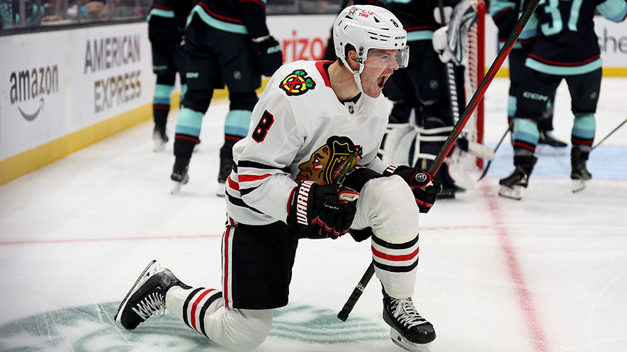 Seattle Kraken Ryan Donato Chicago Blackhawks...
