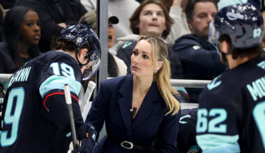 Seattle Kraken Jessica Campbell assistant coach staff...