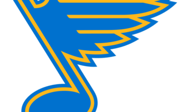 St. Louis Blues Logo Primary Logo (2025/26-Pres) - The St. Louis Blues logo introduced for the 2025-26 season continued to use the team's classic Blue Note design. The shade of blue was lightened considerably from the previous version, and the colour scheme was simplified. The logo remained a blue musical note with yellow trim, the bottom part of the note was made smaller, and now points diagonally. SportsLogos.Net