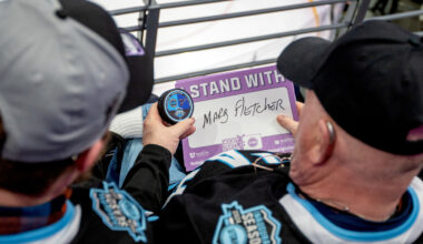 Utah Hockey Club Hosts Second Hockey Fights Cancer Night of the Season | Huntsman Cancer Institute