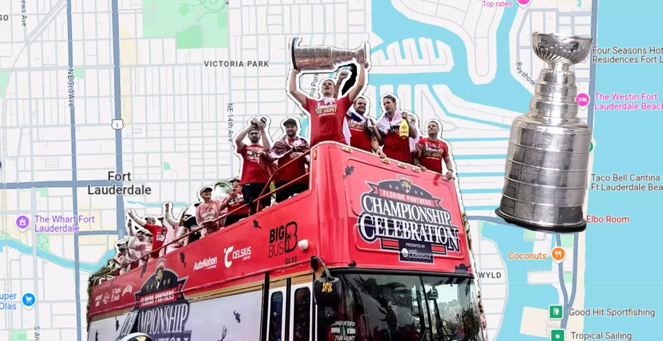 Every Place the Panthers Partied With the Stanley Cup - Miami New Times