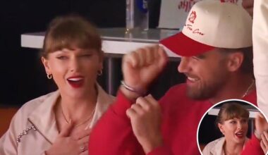 What Taylor Swift said to Travis Kelce in viral video from Stanley Cup Finals date: lip reader