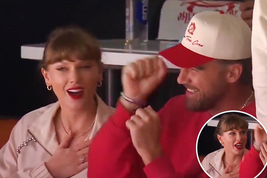 What Taylor Swift said to Travis Kelce in viral video from Stanley Cup Finals date: lip reader