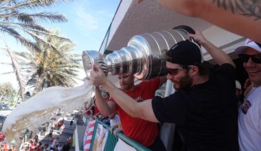 Florida Panthers celebrate Stanley Cup (again) at Elbo Room