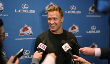 Avs' Logan O'Connor expected to be out at least 5 months after hip surgery