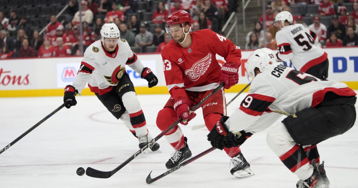 Losers of 5 in a row, Red Wings are in danger of slipping out of playoff race
