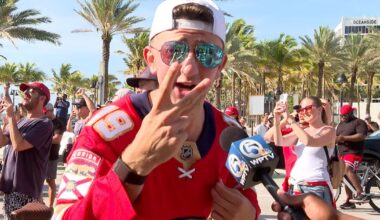 Panther fans celebrate 'electric' Stanley Cup victory