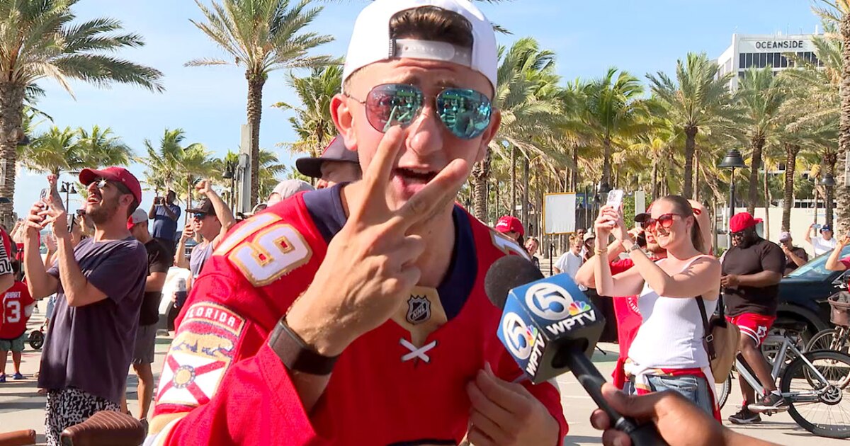 Panther fans celebrate 'electric' Stanley Cup victory