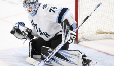 Utah Hockey Club signs goaltender Karel Vejmelka to the latest extension among veteran players