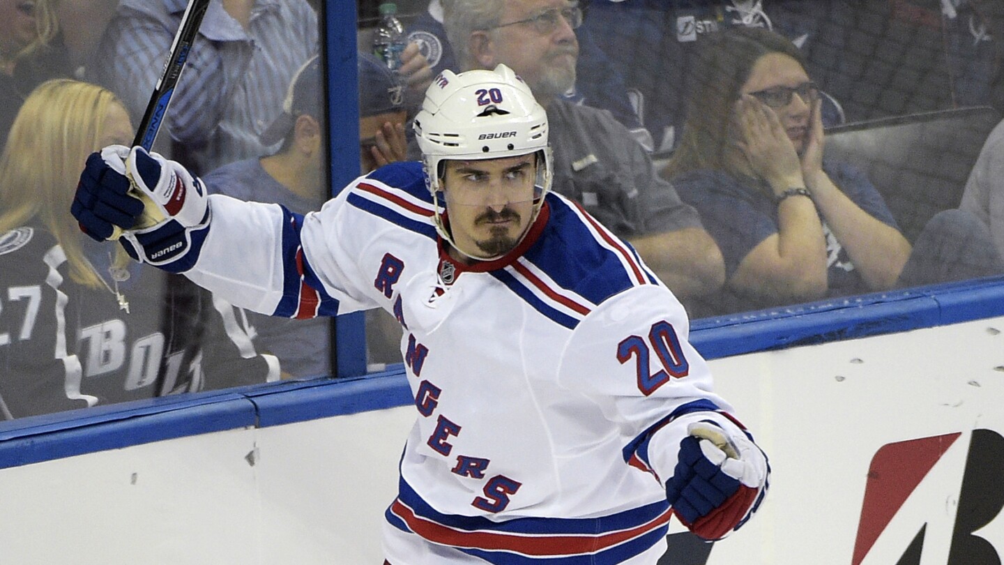 Rangers trade veteran winger Chris Kreider to Ducks