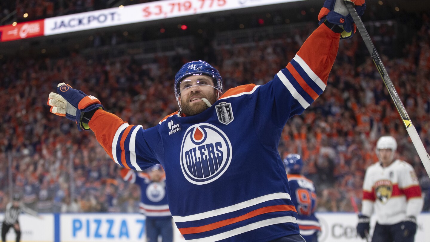 Draisaitl scores in OT as Oilers beat Panthers in Stanley Cup Final Game 1