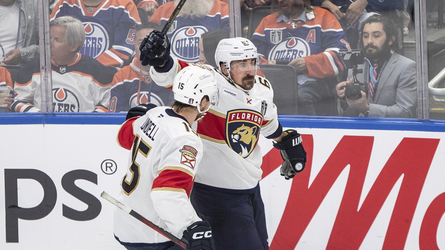 Panthers move to verge of Stanley Cup by beating Oilers in Game 5