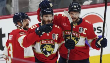 Panthers build and then squander a 3-goal lead against Oilers in Game 4 of Stanley Cup Final