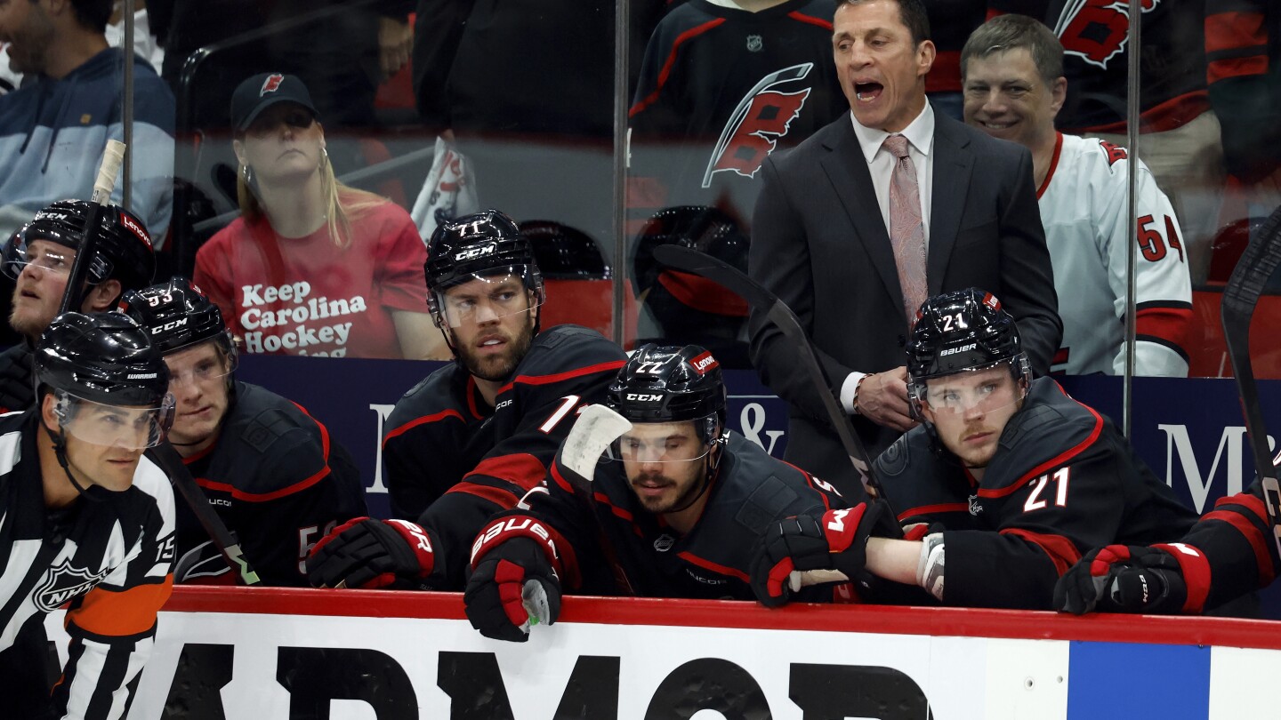 Hurricanes' Brind'Amour plans return to handshake lines after coaches sat out in Eastern final