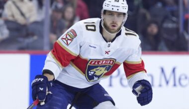 A.J. Greer makes Stanley Cup Final debut for Florida Panthers