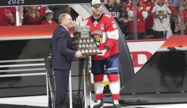 Florida Panthers' Sam Bennett wins Conn Smythe Trophy as playoff MVP