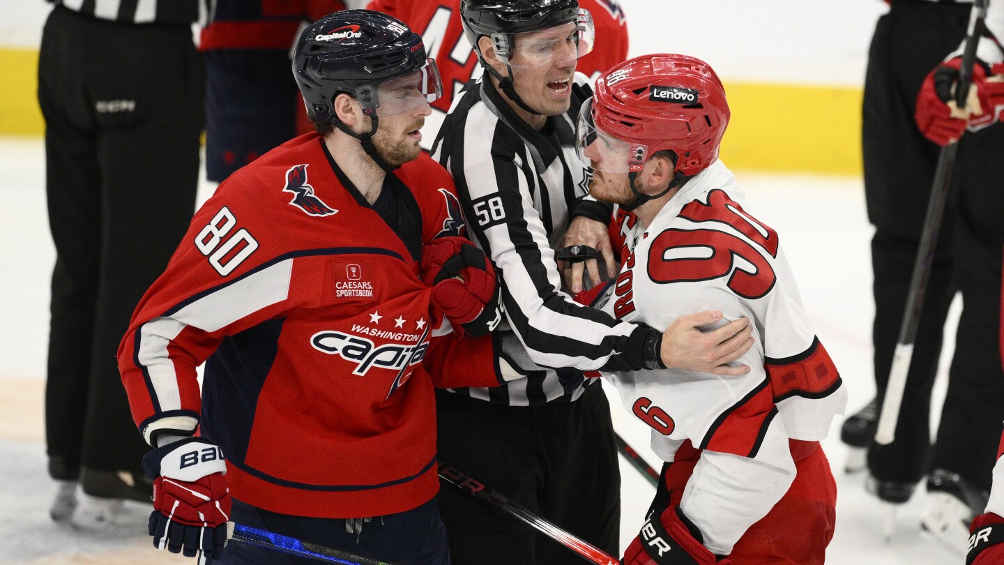 Hurricanes return home for Game 3 matchup with Capitals after splitting two road games